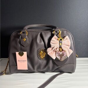 Juicy couture chocolate romance satchel bag